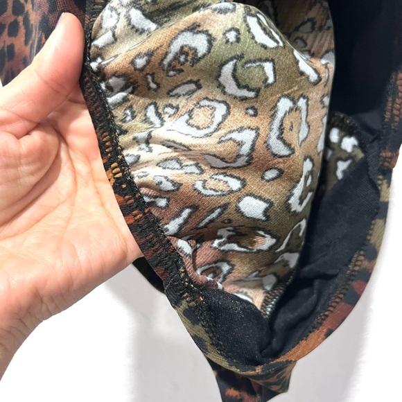 Miracle suit one piece twist front animal print 10 - Picture 9 of 10